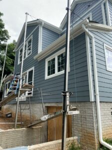 Siding installed on Room Addition