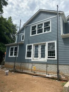 Siding installed on Room Addition