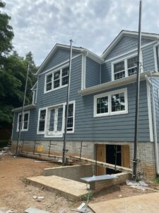 Siding installed on Room Addition