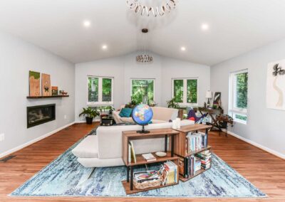 A Modest, Conventional Mudroom and Great Room Addition in Fairfax, VA