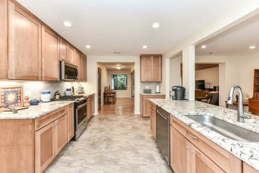 Fire Restoration Whole House Remodel in Springfield - Kitchen