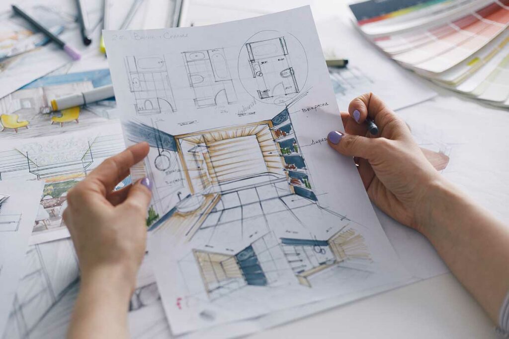 design build home remodel designer sketches