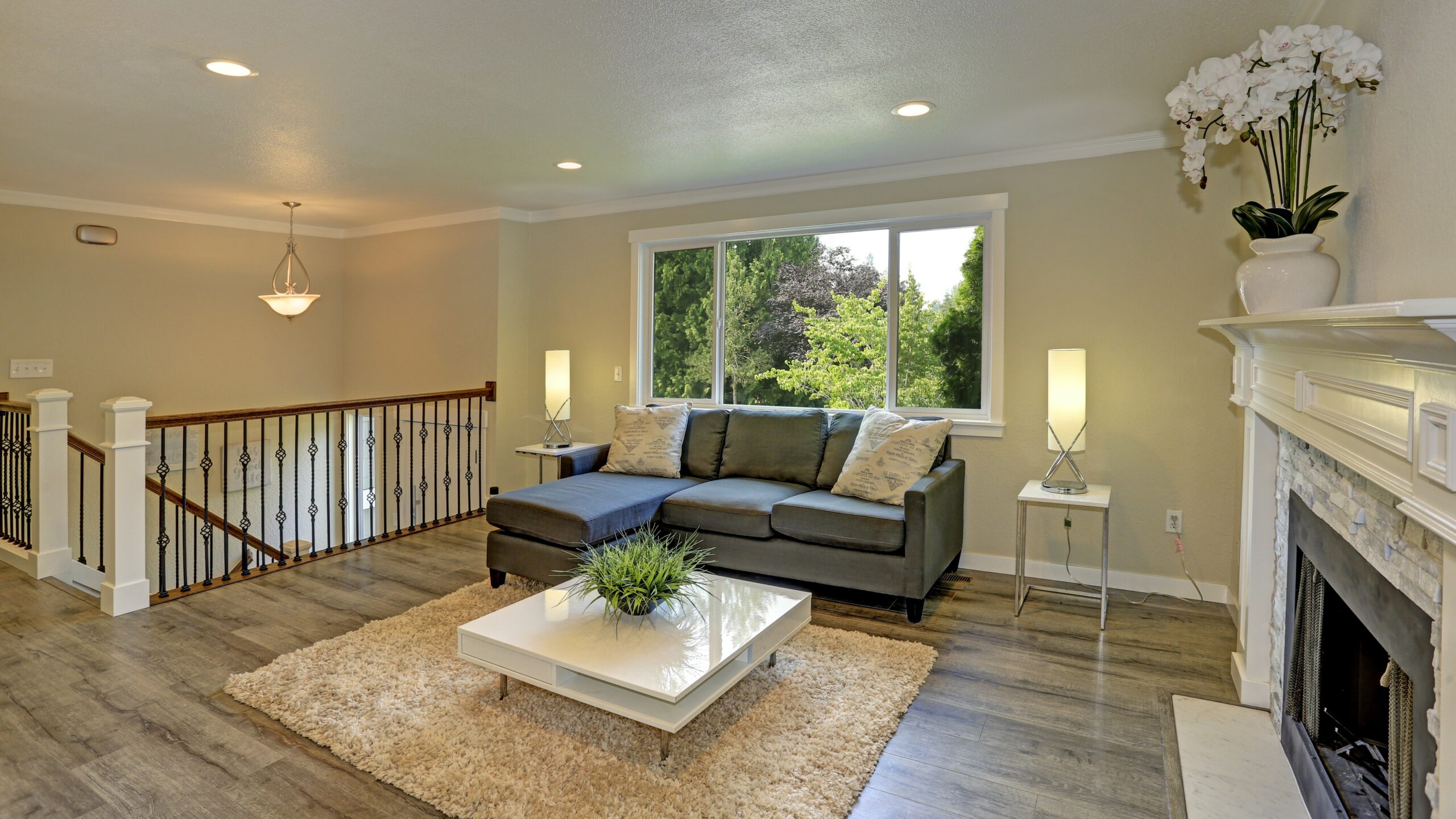 upstairs landing area fairfax county schroeder design build scaled