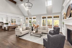 Large new living room remodel in arlington county by schroeder