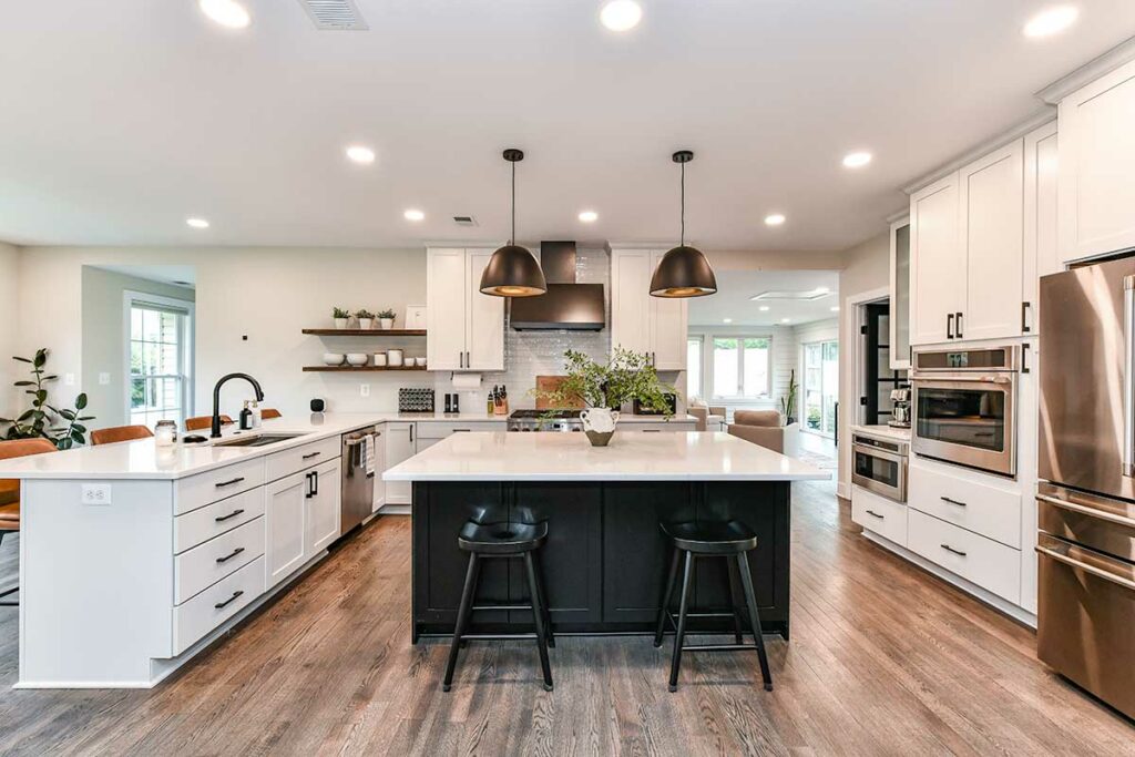 universal designed kitchen remodel first floor addition falls church va - kitchen