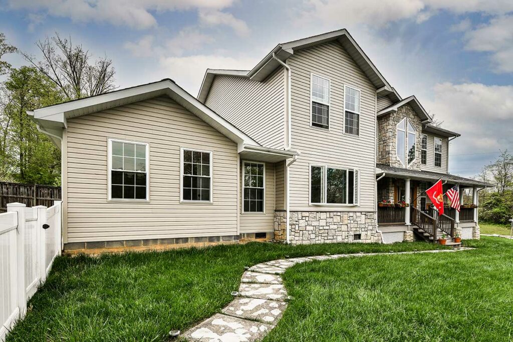 Universal Designed Kitchen Remodel and First Floor Addition in Falls Church, VA universal designed kitchen remodel first floor addition falls church va - Exterior Front