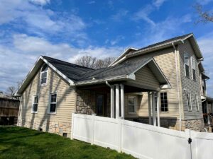 BEFORE universal designed kitchen remodel first floor addition falls church va before - exterior