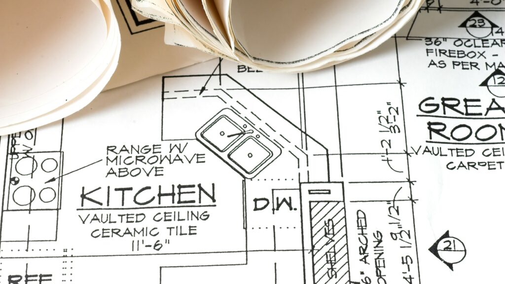 Plans for our New Home Design plans for a home remodel in Fairfax County, VA, by Schroeder Design Build.