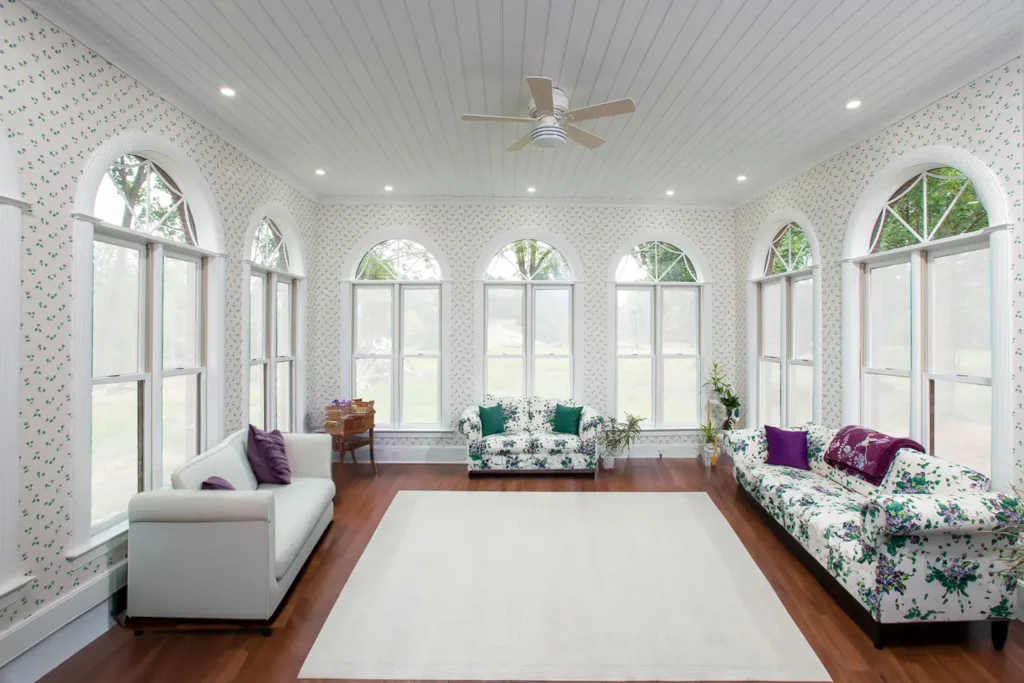 brick colonial sunroom addition sterling va add wide altered