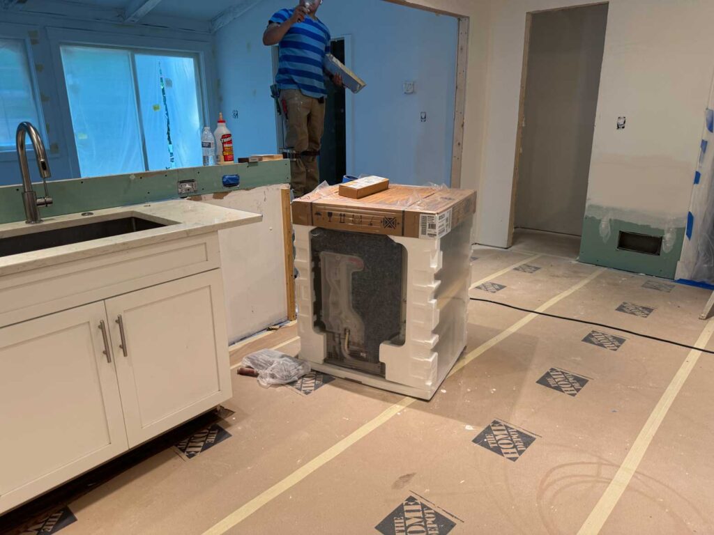 kings park queen remodel in progress
