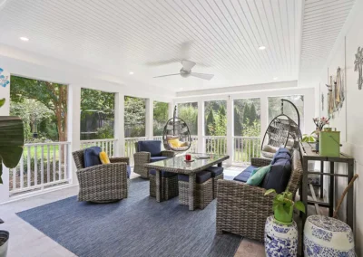 planned room addition to enclosed porch burke va