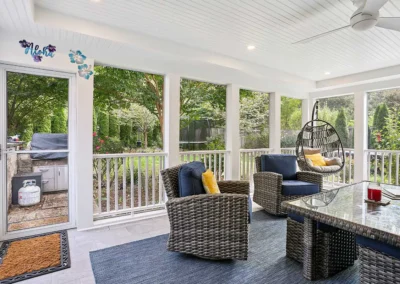 planned room addition to enclosed porch burke va