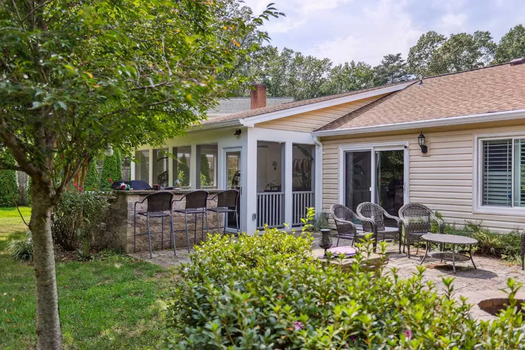 planned room addition to enclosed porch burke va