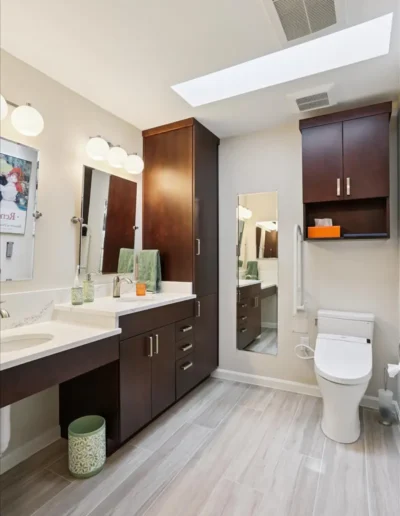 primary bath remodel designed for aging in place fairfax va