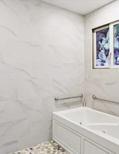 primary bath remodel designed for aging in place fairfax va
