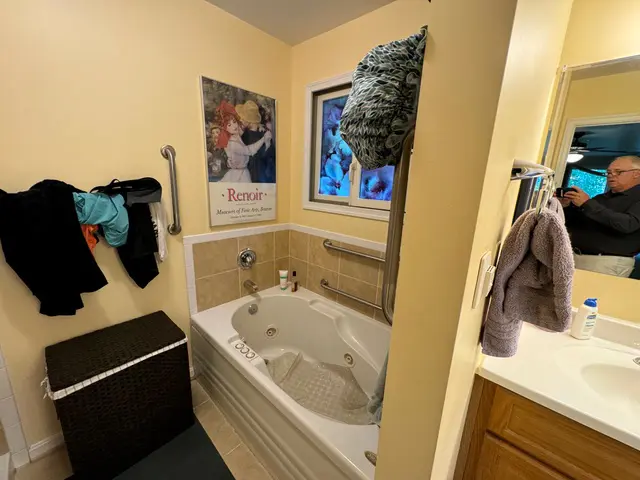 primary bath remodel designed for aging in place fairfax va after