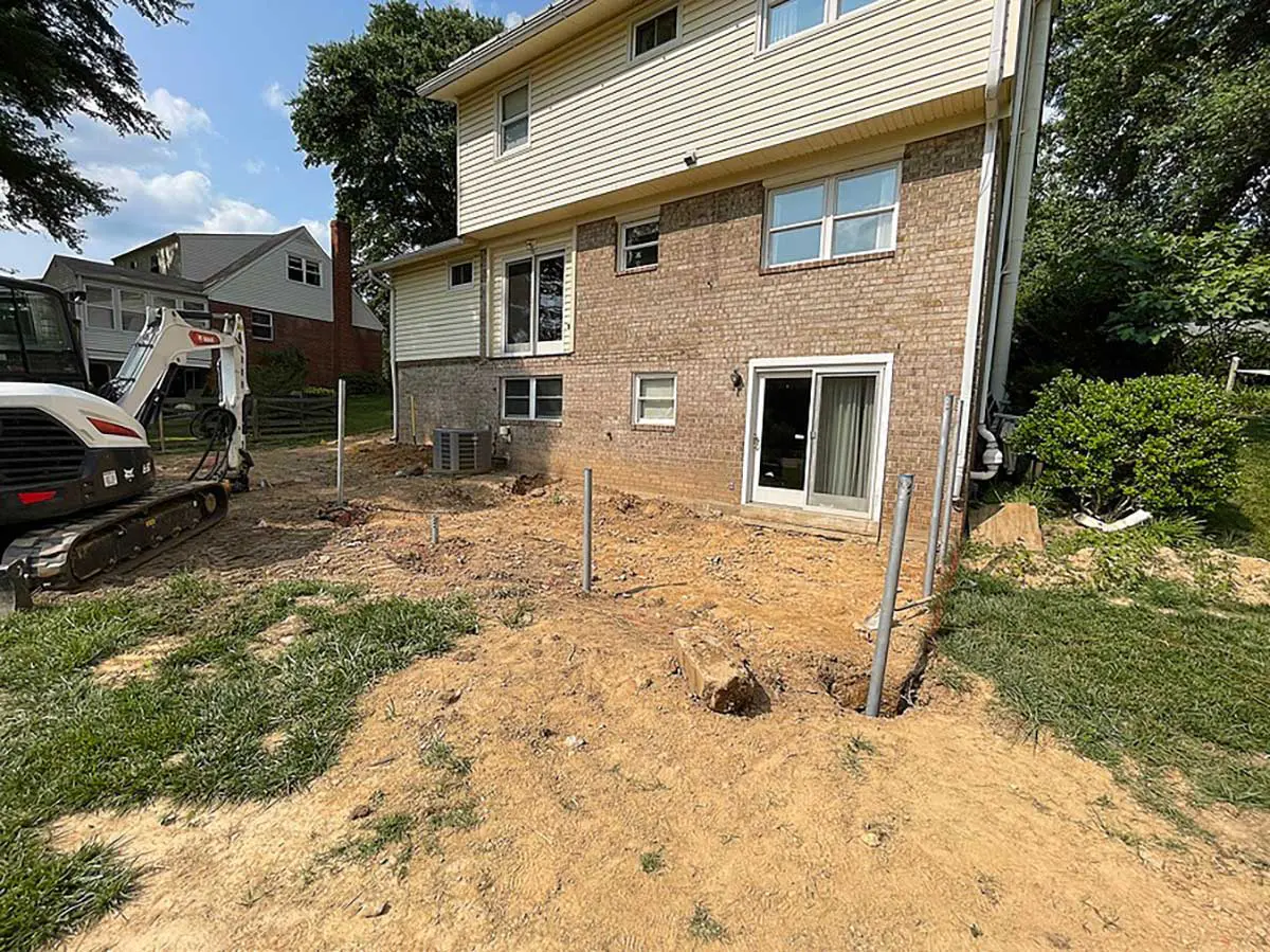 three story addition designed for accessibility fairfax va - BEFORE