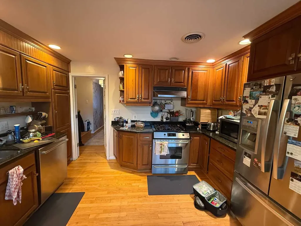 modern kitchen transformation falls church va