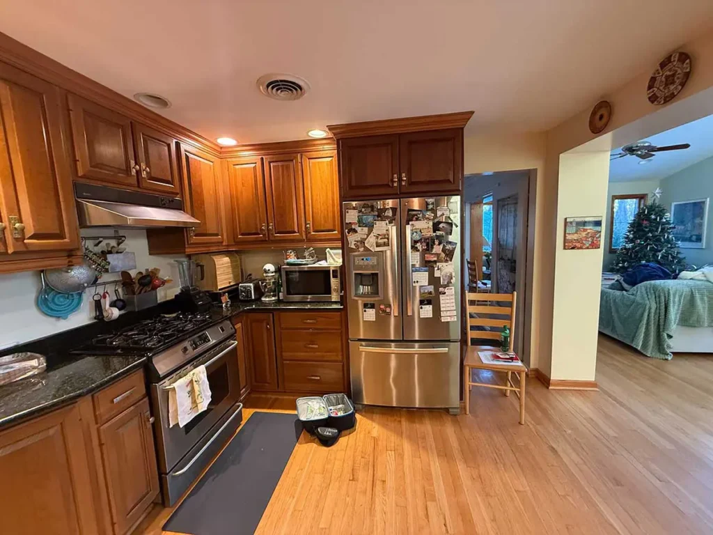 modern kitchen transformation falls church va