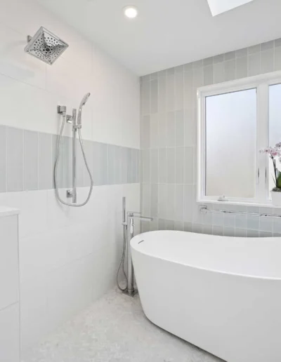 modern master bathroom transformation falls church va