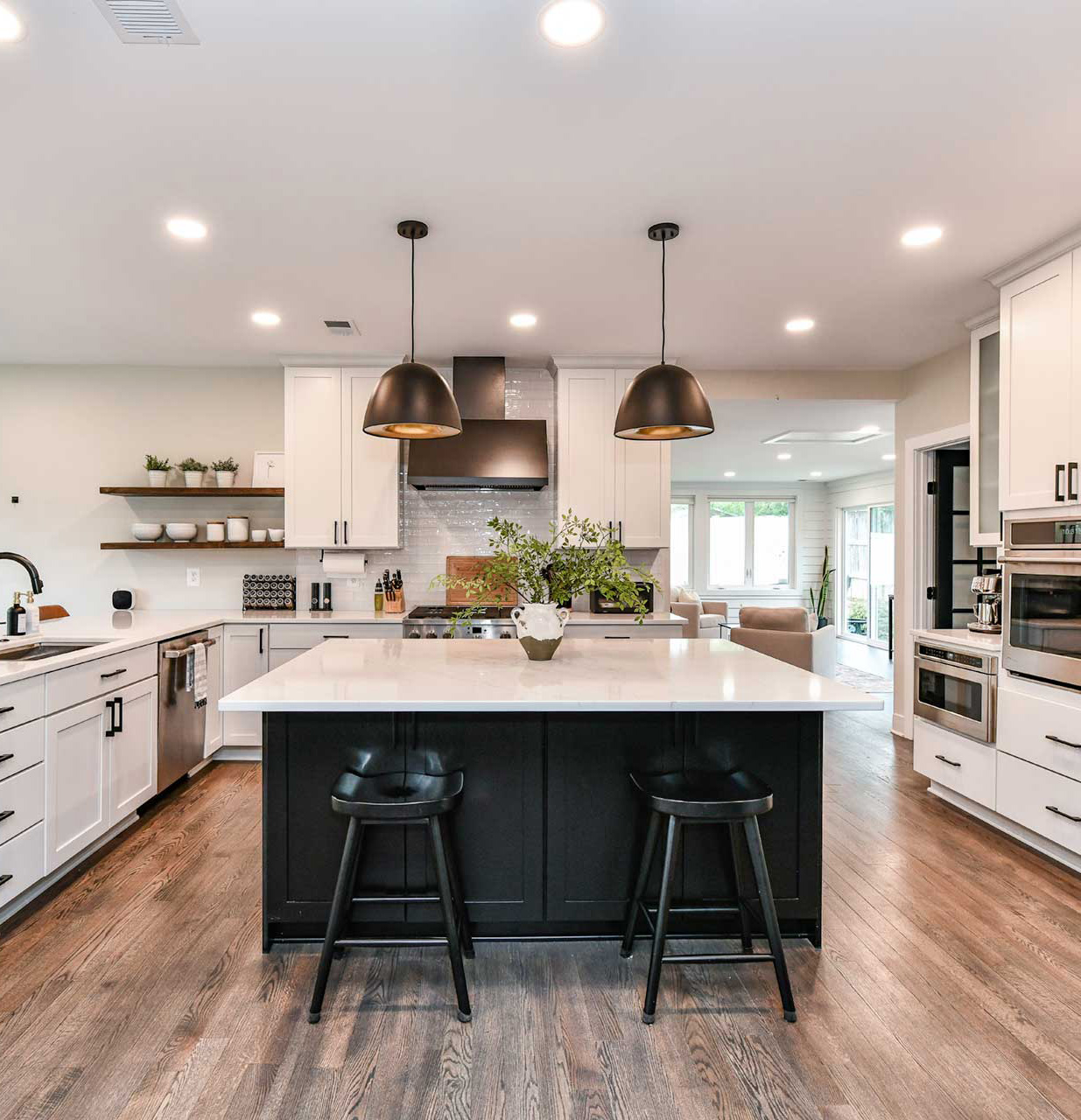 universal designed kitchen remodel first floor addition falls church va lg