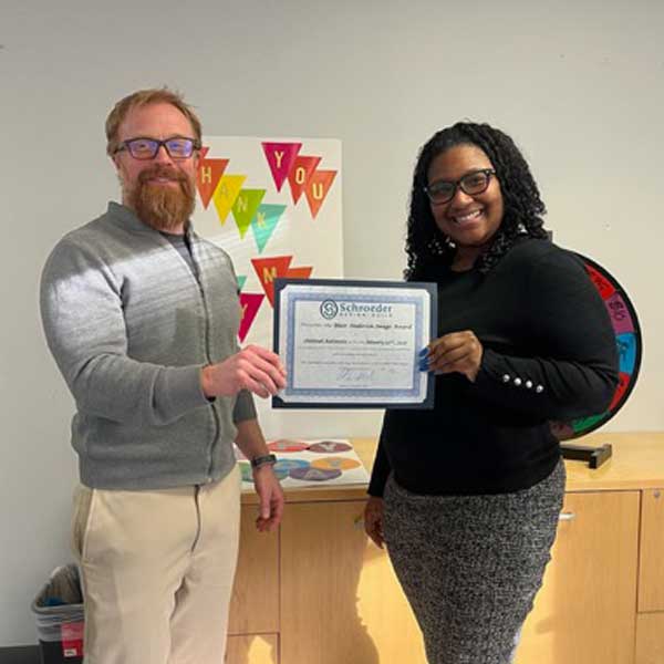 Qtr 4 2025 - Blair Anderson Award Shekinah