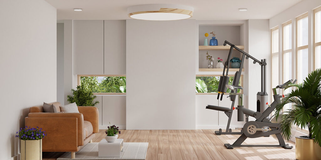 Schroeder Design Home Gym Lighting Schroeder Design Home Gym Lighting