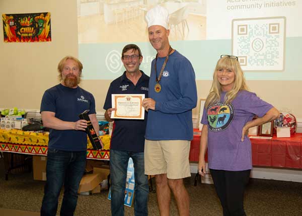 Heroes Hooves chili st place