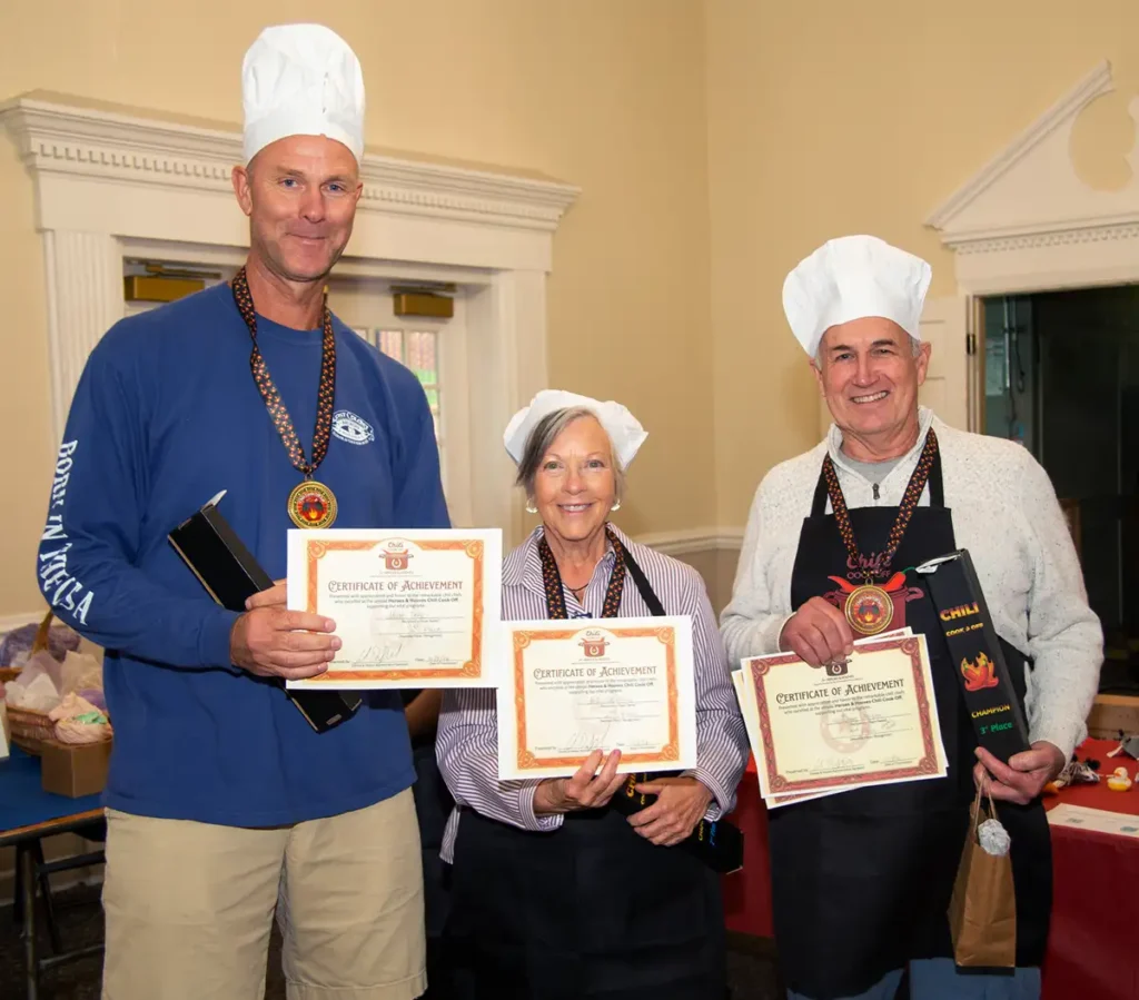 Heroes Hooves chili winners