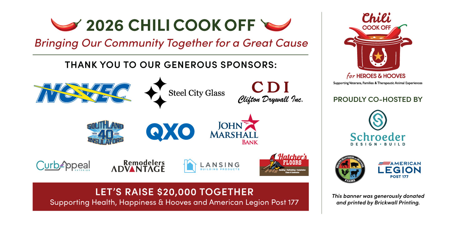 schroeder chili cookoff x banner v