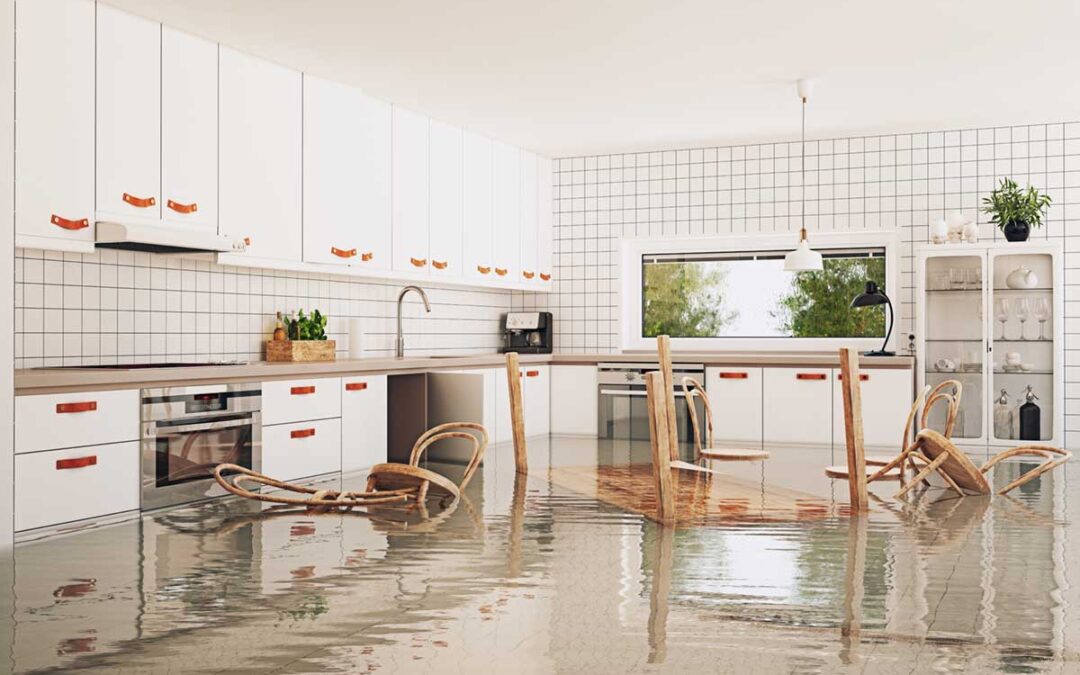 water damage kitchen